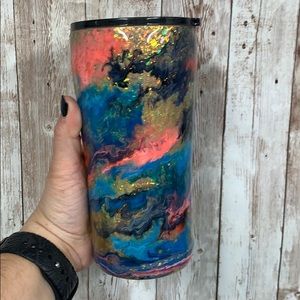 Alcohol ink tumbler